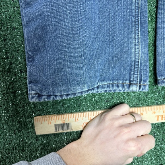 Carhartt Women's Flannel Lined Original Fit Straight Leg Jeans 14806 Sz 12 40x30 - Picture 14 of 14